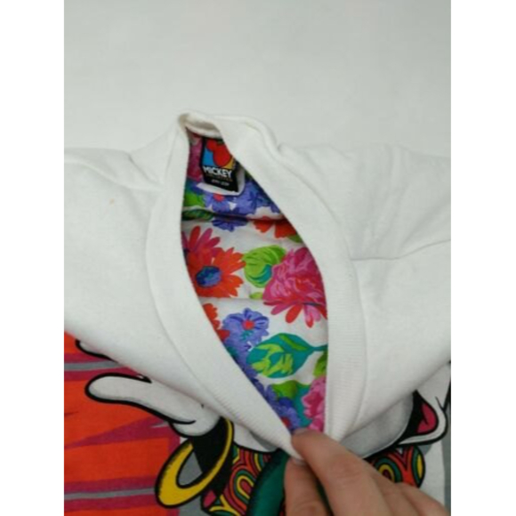 Disney Minnie Mickey Mouse African Rap Hip Hop Sweatshirt Women Size Large VTG - Picture 9 of 9